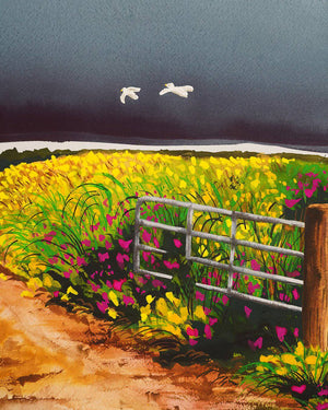 Charise | Stormy Fields Collection | SOLD - Jordan McDowell - art print - painting - home decor