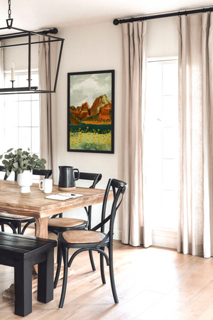 "Zion Cliffs" Vertical Fine Art Print - Jordan McDowell - art print - painting - home decor