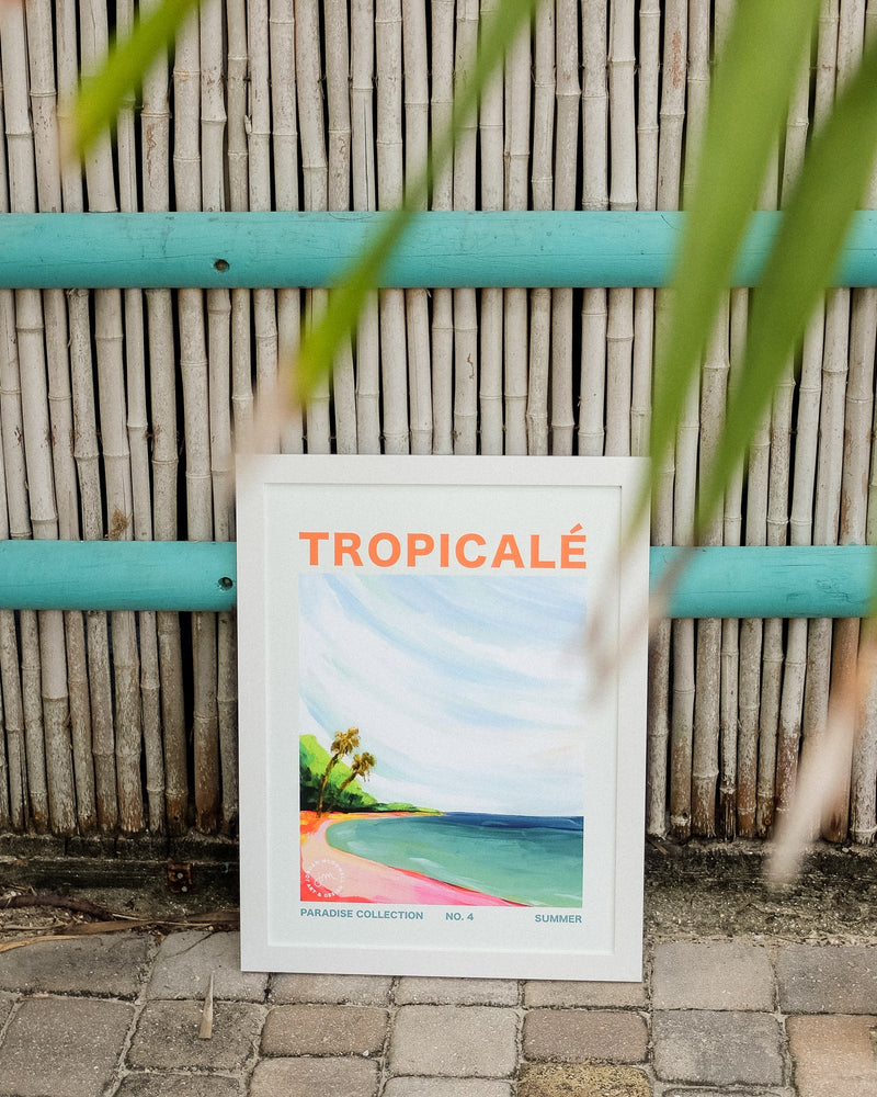 Tropicalé No.4 Vertical Art Print - Jordan McDowell - art print - painting - home decor