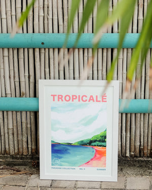 Tropicalé No.3 Vertical Art Print - Jordan McDowell - art print - painting - home decor