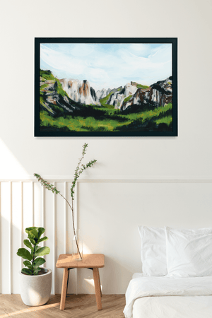 "Yosemite in Summer " Horizontal Landscape Canvas Art Print
