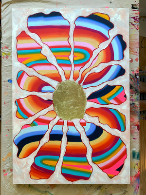 "Tequila Sunrise" 24x36 inches Fine Art Original Painting - Jordan McDowell - art print - painting - home decor