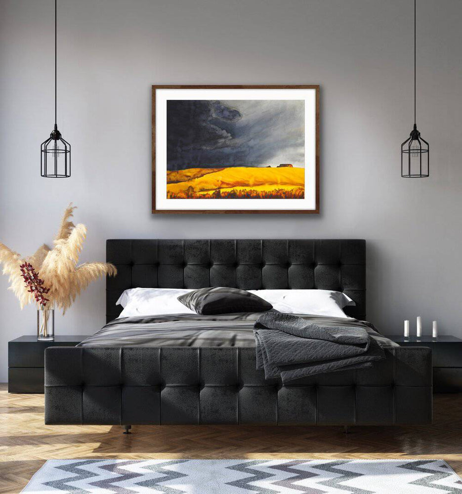 Maru | Stormy Fields Collection | SOLD - Jordan McDowell - art print - painting - home decor