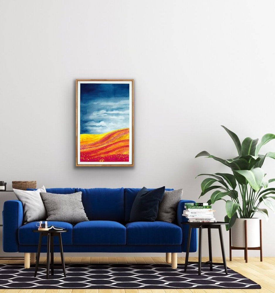 Phoenix | Stormy Fields Collection | SOLD - Jordan McDowell - art print - painting - home decor