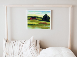 "Sunrise in Asige" Horizontal Fine Art Print - Jordan McDowell - art print - painting - home decor