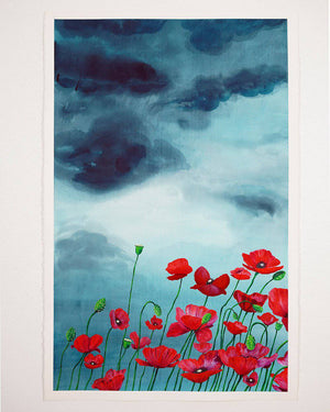 Umnia | Stormy Fields Collection | SOLD - Jordan McDowell - art print - painting - home decor