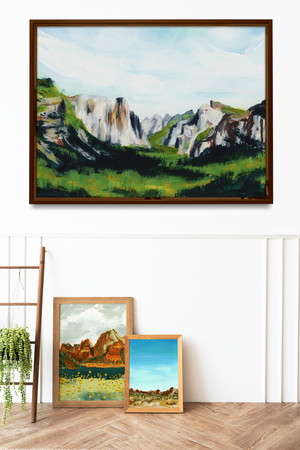 "Yosemite Summer" Horizontal Fine Art Print - Jordan McDowell - art print - painting - home decor