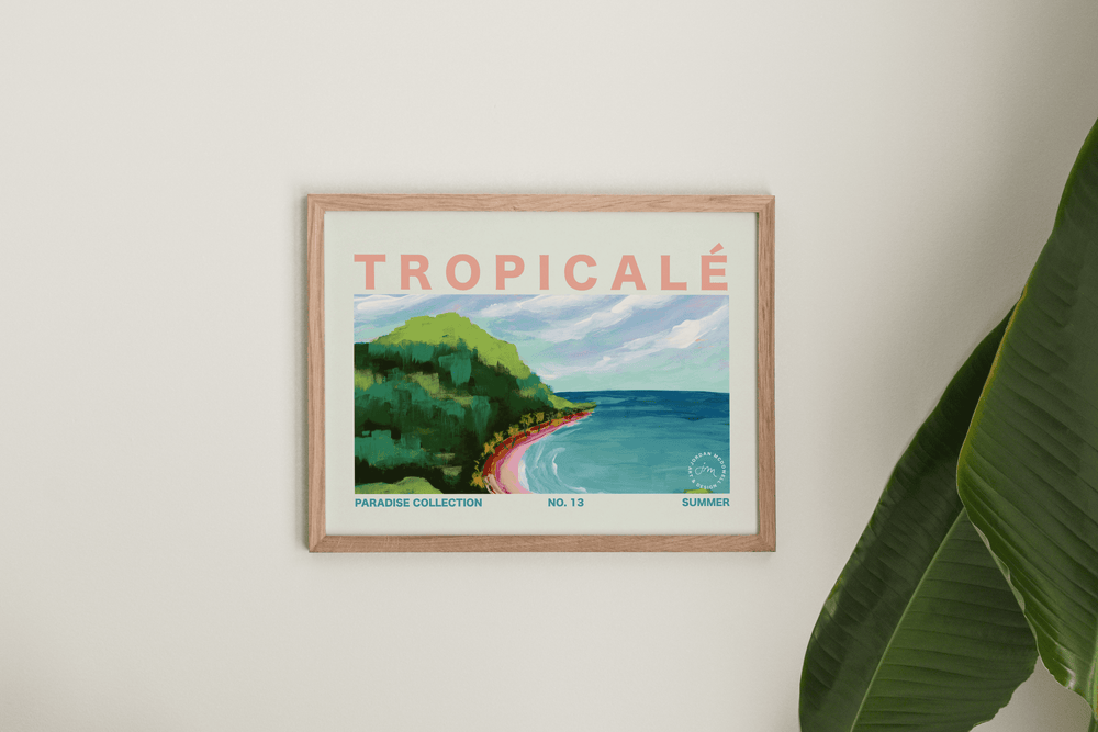 Tropicalé No.13 Horizontal Art Print - Jordan McDowell - art print - painting - home decor
