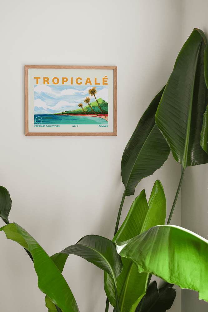 Tropicalé No.2 Horizontal Art Print - Jordan McDowell - art print - painting - home decor