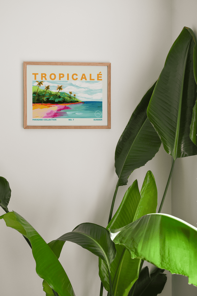 Tropicalé No.7 Horizontal Art Print - Jordan McDowell - art print - painting - home decor