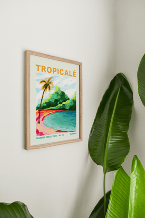 Tropicalé No.11 Vertical Art Print - Jordan McDowell - art print - painting - home decor