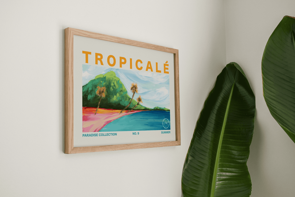 Tropicalé No.9 Horizontal Art Print - Jordan McDowell - art print - painting - home decor