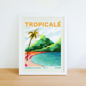 Tropicalé No.11 Vertical Art Print - Jordan McDowell - art print - painting - home decor