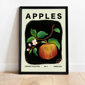 Apples Vertical Art Print - Jordan McDowell - art print - painting - home decor