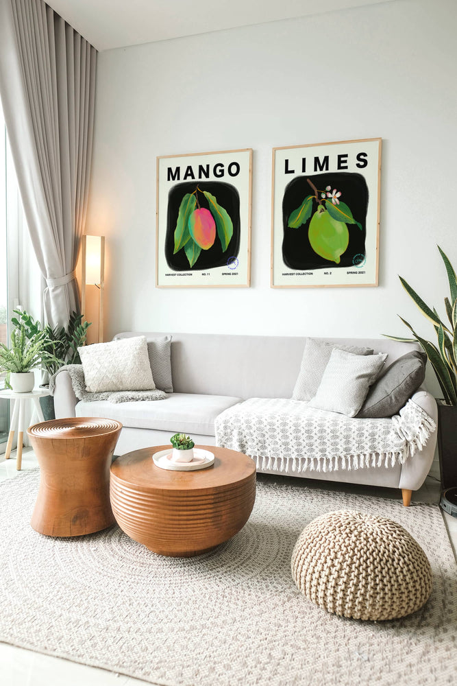 Mango Vertical Art Print - Jordan McDowell - art print - painting - home decor