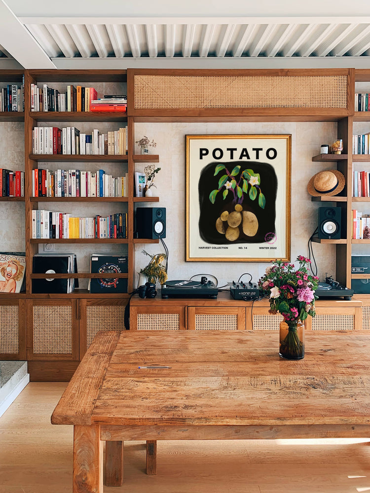 Potato Vertical Art Print - Jordan McDowell - art print - painting - home decor