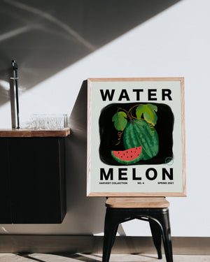 Watermelon Vertical Art Print - Jordan McDowell - art print - painting - home decor